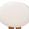 Baxton Studio Kacela Modern Japandi Cream Boucle Fabric and Walnut Brown Finished Wood 2-Piece Dining Chair Set 241-2PC-13433-ZORO - alternate 6